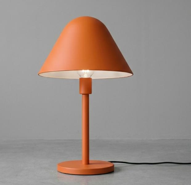 Orange Mushroom Table Lamp