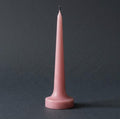 Pink Conical Taper Candle