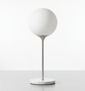White Globe Table Lamp