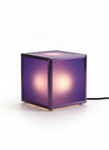 Purple Cube Accent Lamp